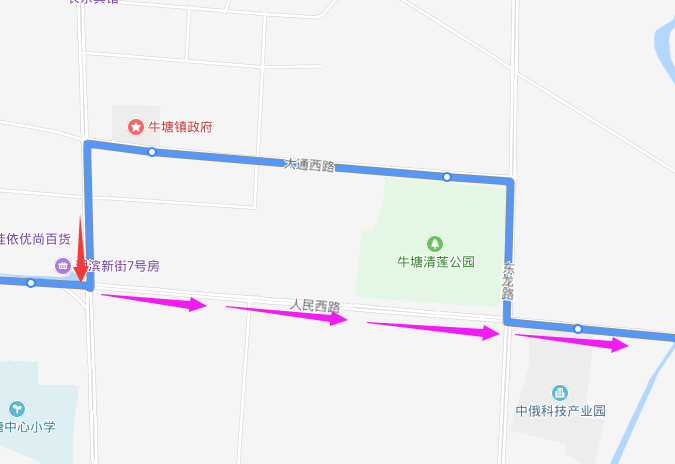 536路临时调整线路图20191110.png