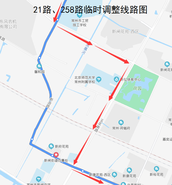 21路、258路临时调整线路图.png